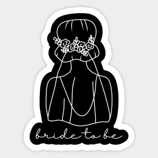 For the Bride-to-Be Sticker